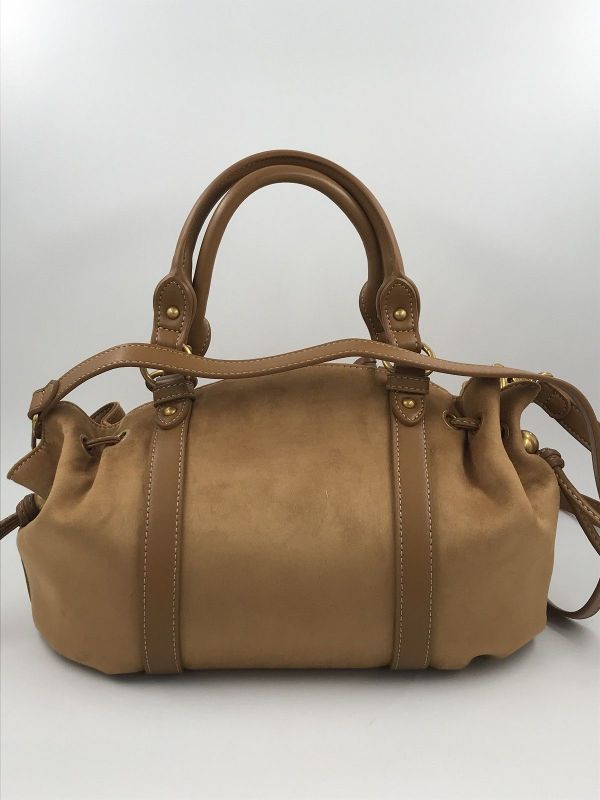 Liu Jo handtas cognac (AF6081T711A 81140 S trunk suede) - Stiletto Schoenen (Oudenaarde)