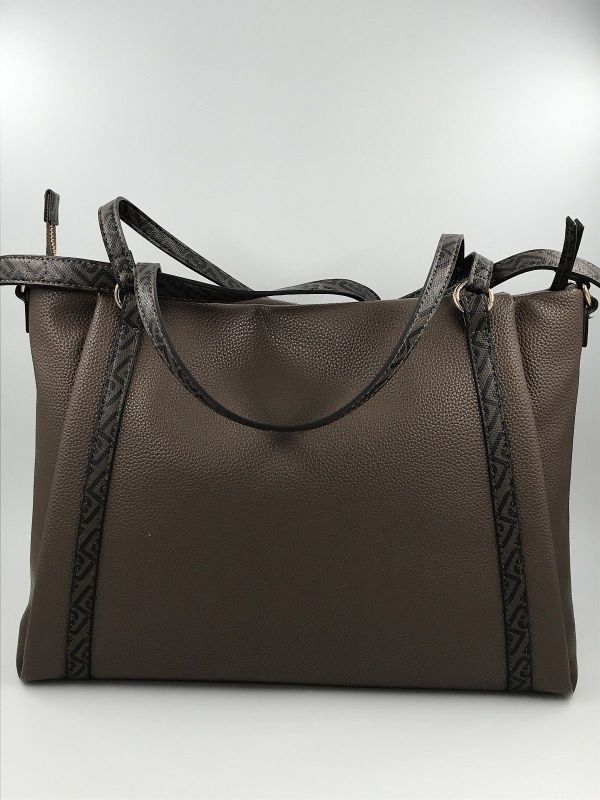 Liu Jo handtas dark mocha (AF6001ES039 X0781 ecs M tote dark mocha) - Stiletto Schoenen (Oudenaarde)