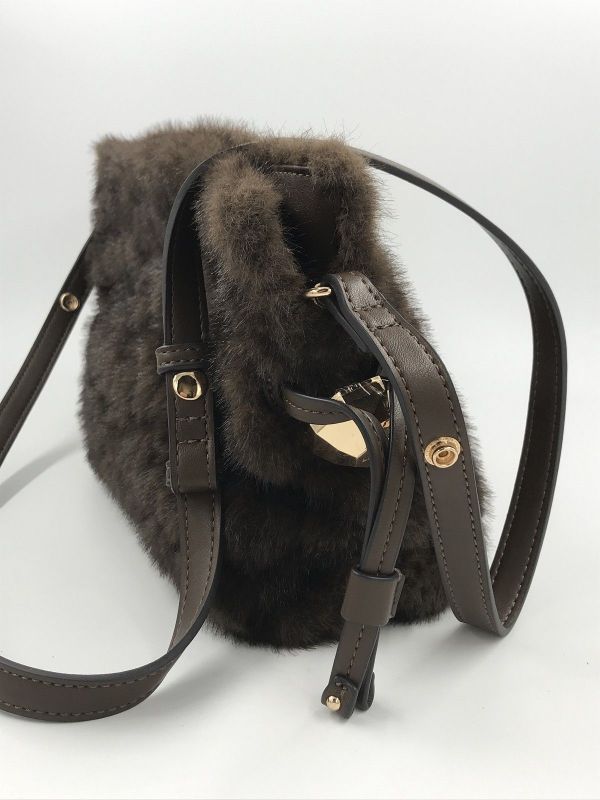 Liu Jo handtas deep brown (AF6099E1168 91419 S hobo deep brown) - Stiletto Schoenen (Oudenaarde)