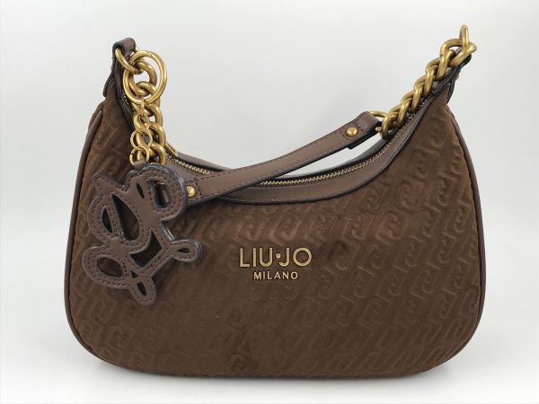 Liu Jo handtas deep tabacco (AF6207T706A hobo tabacco) - Stiletto Schoenen (Oudenaarde)