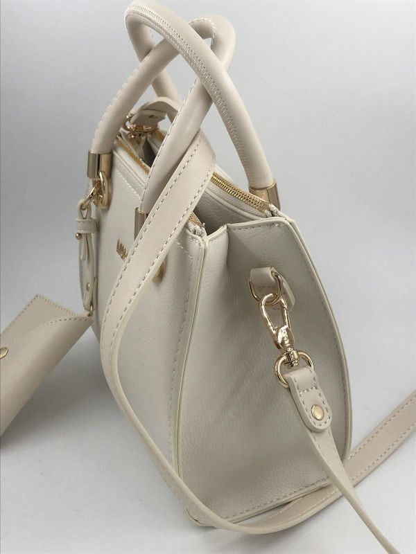 Liu Jo handtas ecru (AA5163E0058 satchel cream) - Stiletto Schoenen (Oudenaarde)