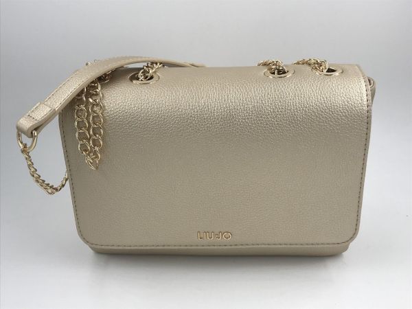 Liu Jo handtas goud (AA5210E0058 crossbody gold) - Stiletto Schoenen (Oudenaarde)