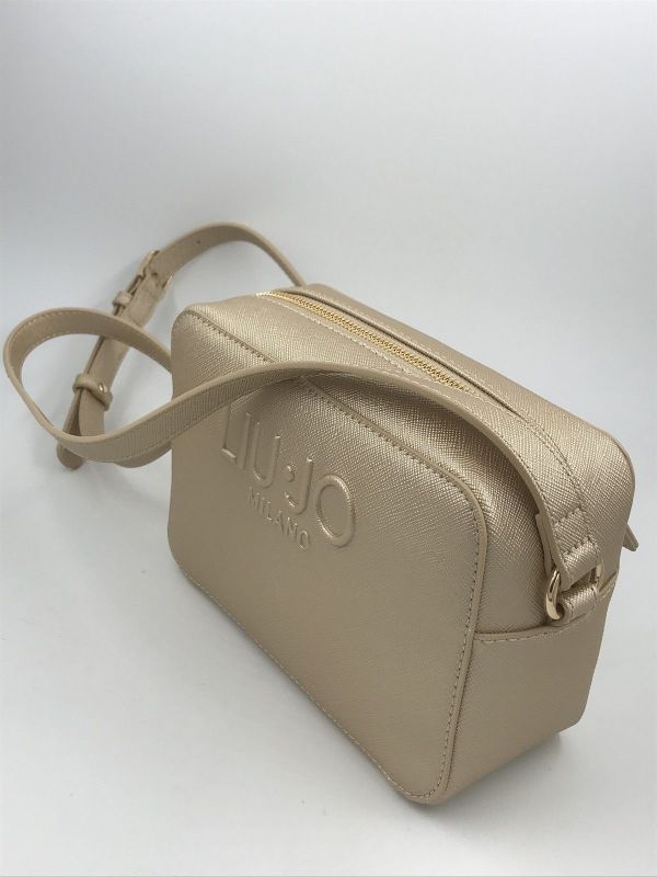 Liu Jo handtas goud (AA6153ES029 camera case light gold) - Stiletto Schoenen (Oudenaarde)