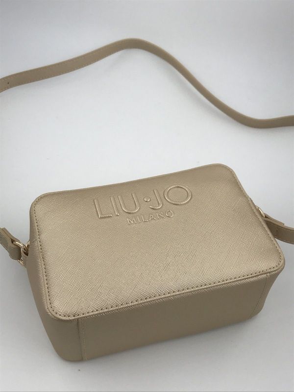 Liu Jo handtas goud (AA6153ES029 camera case light gold) - Stiletto Schoenen (Oudenaarde)