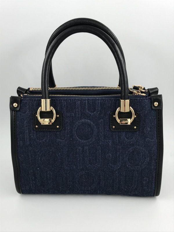 Liu Jo handtas jeans blauw (AF5163D0001 satchel dress blue) - Stiletto Schoenen (Oudenaarde)