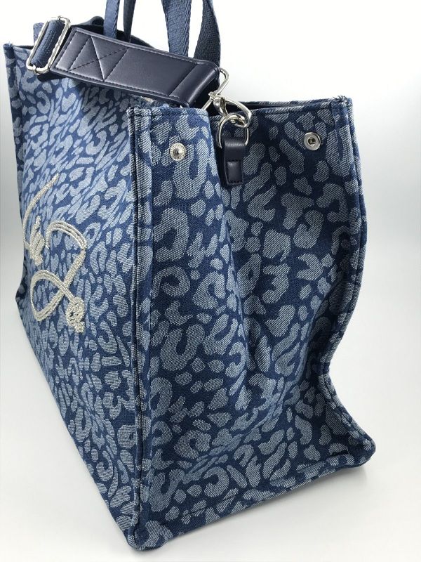 Liu Jo handtas jeans (2A6026D3200 tote denim animal) - Stiletto Schoenen (Oudenaarde)