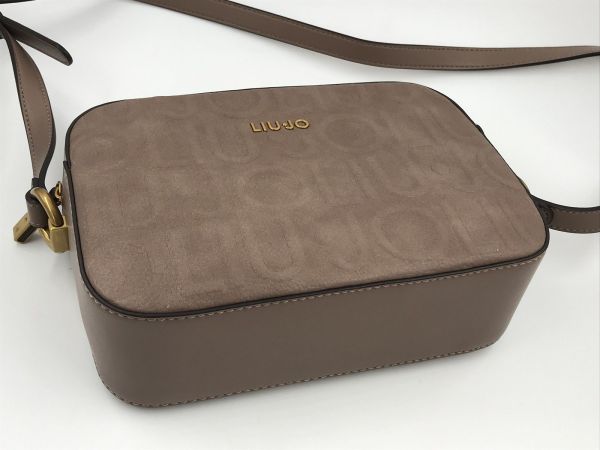 Liu Jo handtas mocha (AF6211E1139 71409 M camera case mocha) - Stiletto Schoenen (Oudenaarde)