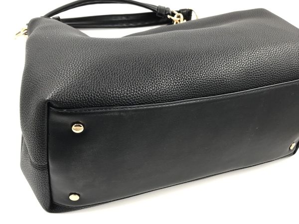 Liu Jo handtas nero (AF6024ES039 B1848 ecs M satchel nero/brass gold) - Stiletto Schoenen (Oudenaarde)