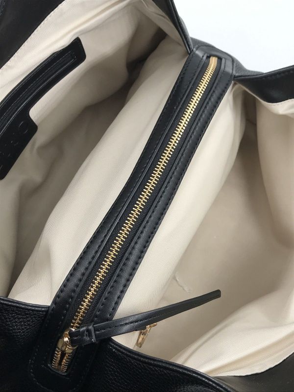 Liu Jo handtas nero (AF6024ES039 B1848 ecs M satchel nero/brass gold) - Stiletto Schoenen (Oudenaarde)