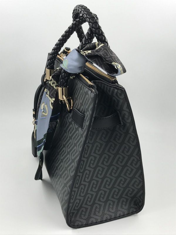 Liu Jo handtas nero (AF6069E1137 22222 S satchel nero) - Stiletto Schoenen (Oudenaarde)