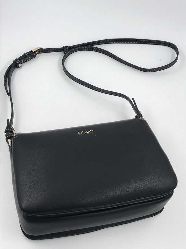 Liu Jo handtas nero (AF6123E1120 22222 s crossbody nero) - Stiletto Schoenen (Oudenaarde)