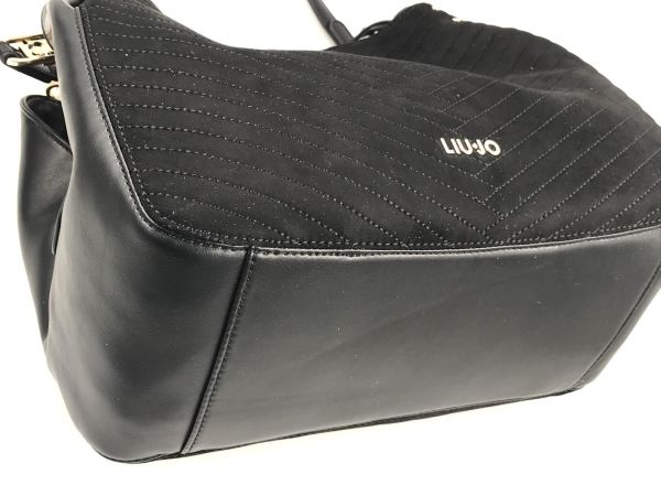 Liu Jo handtas nero (AF6185T760A 22222 M satchel nero) - Stiletto Schoenen (Oudenaarde)