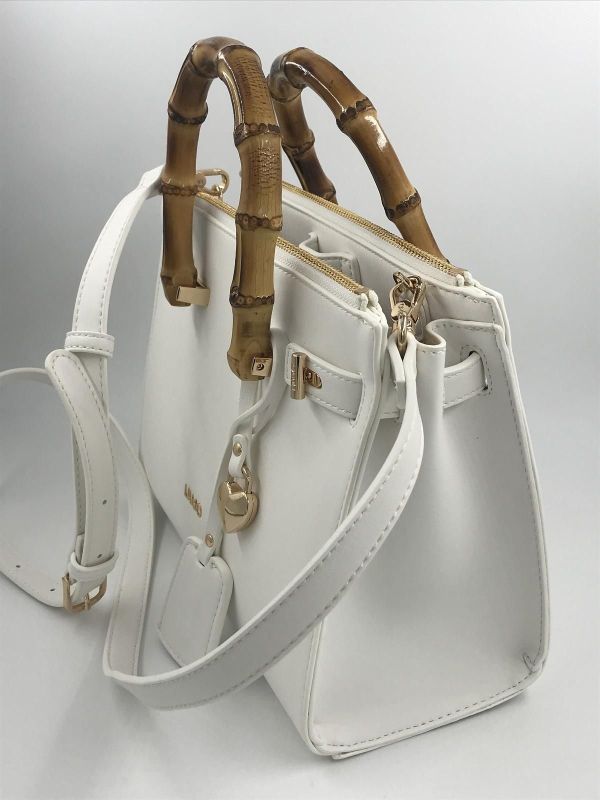 Liu Jo handtas off white (AA5077E0003 satchel off white) - Stiletto Schoenen (Oudenaarde)