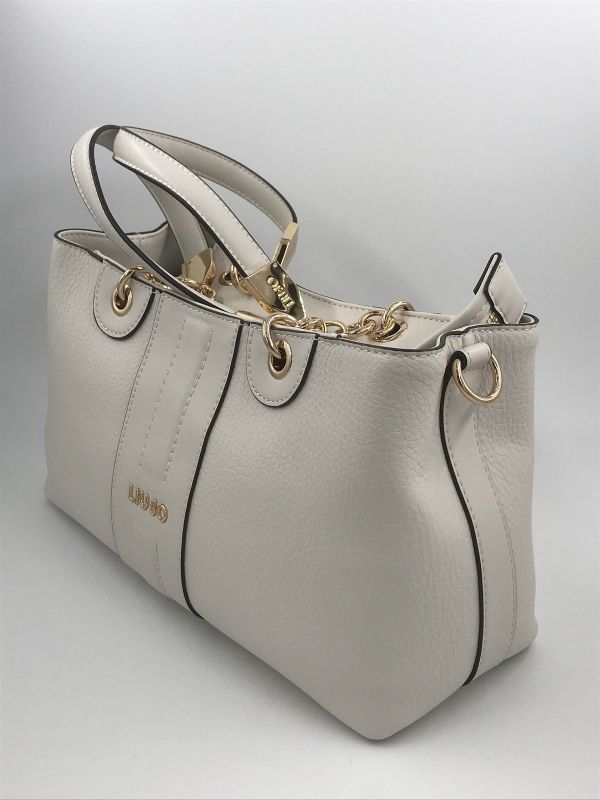 Liu Jo handtas offwhite (AA6103E1109 tote cream) - Stiletto Schoenen (Oudenaarde)