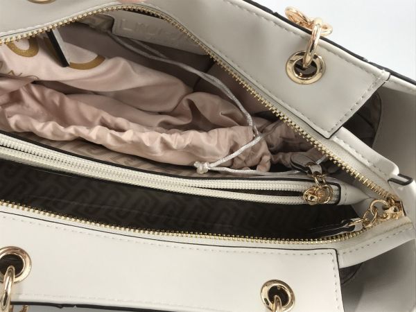 Liu Jo handtas offwhite (AA6103E1109 tote cream) - Stiletto Schoenen (Oudenaarde)