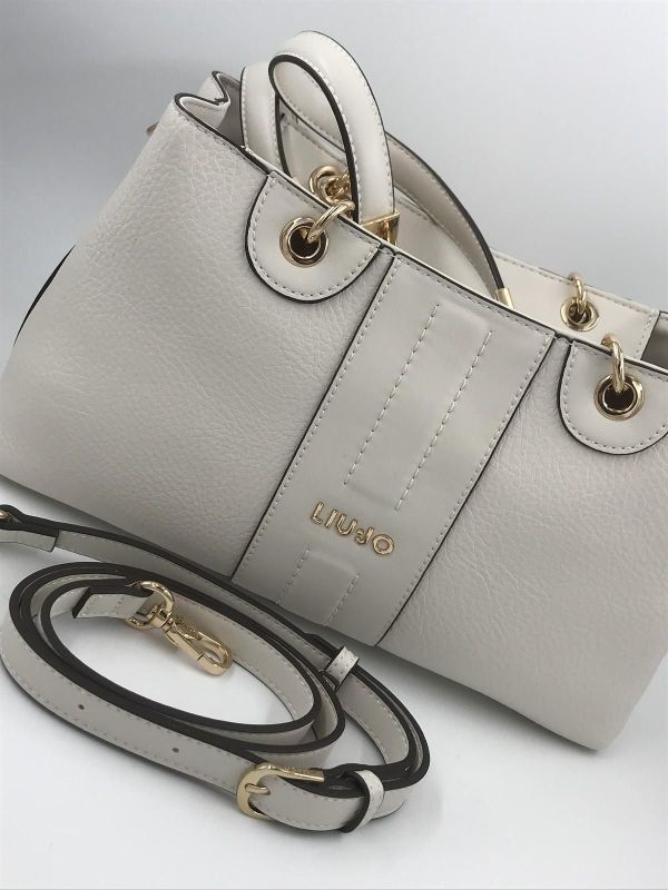 Liu Jo handtas offwhite (AA6103E1109 tote cream) - Stiletto Schoenen (Oudenaarde)