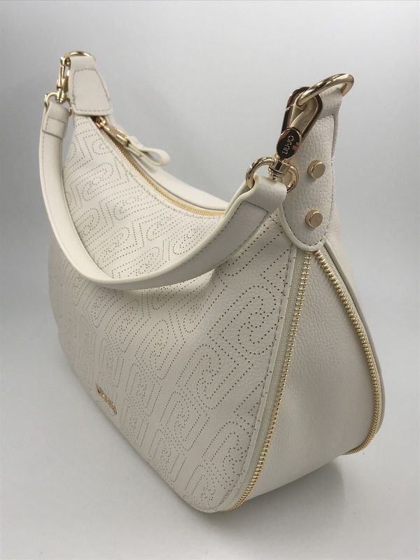 Liu Jo handtas offwhite (AA6133ES026 hobo cream) - Stiletto Schoenen (Oudenaarde)