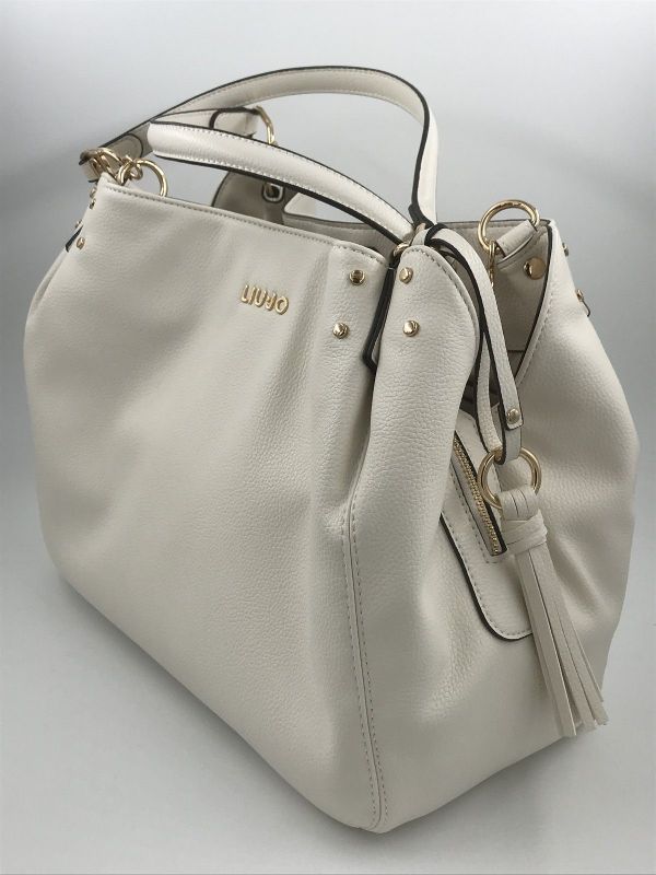 Liu Jo handtas offwhite (AA6185E1012 satchel cream) - Stiletto Schoenen (Oudenaarde)