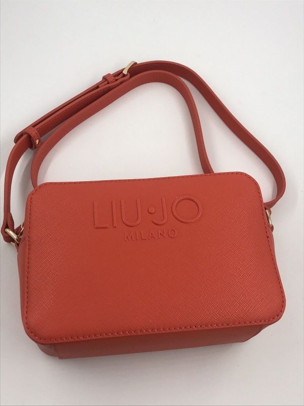 Liu Jo handtas oranje (AA5153E0087 camera case pumpkin) - Stiletto Schoenen (Oudenaarde)