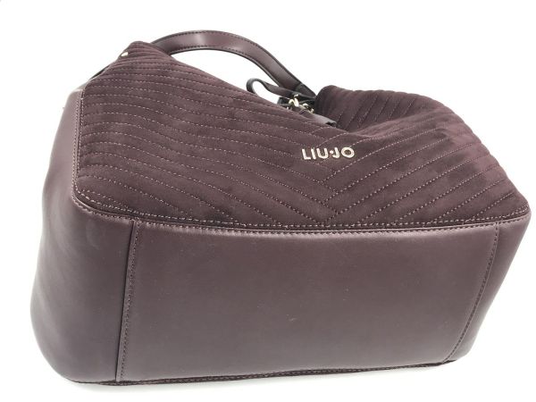 Liu Jo handtas red aubergine (AF6185T760A 91718 M satchel red aubergine) - Stiletto Schoenen (Oudenaarde)