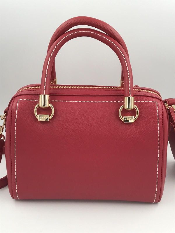 Liu Jo handtas rood (AA55160E0058 satchel rosso pompeiano) - Stiletto Schoenen (Oudenaarde)