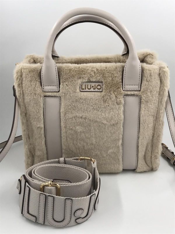 Liu Jo handtas true champagne (AF4192E0218 tote true champagne) - Stiletto Schoenen (Oudenaarde)