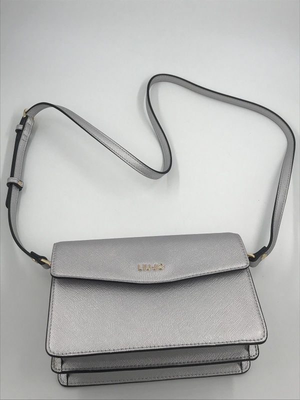 Liu Jo handtas zilver (AA5173E0087 crossbody silver) - Stiletto Schoenen (Oudenaarde)