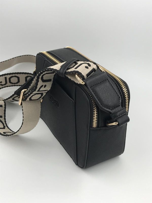 Liu Jo handtas zwart (AF4159E0087 camera case nero) - Stiletto Schoenen (Oudenaarde)