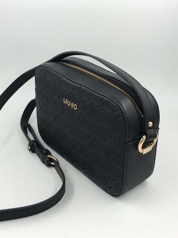 Liu Jo handtas zwart (AF4195E0538 camera case nero) - Stiletto Schoenen (Oudenaarde)