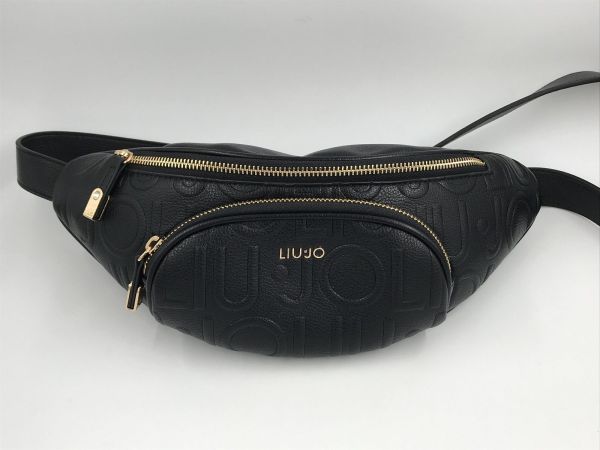 Liu Jo handtas zwart (AF5162E0538 bumbag nero) - Stiletto Schoenen (Oudenaarde)