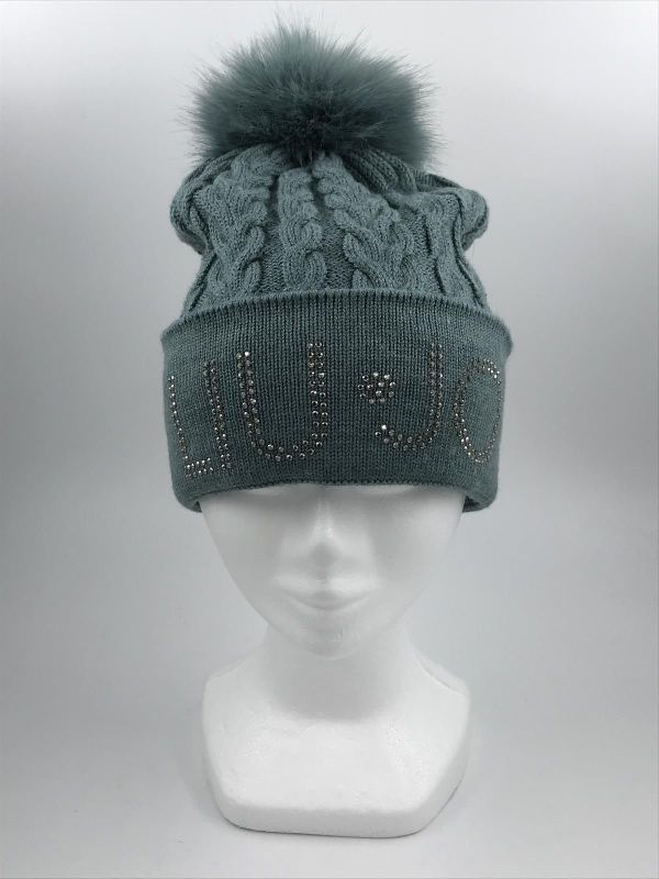 Liu Jo muts groen (2F4054M0300 beanie berley green) - Stiletto Schoenen (Oudenaarde)