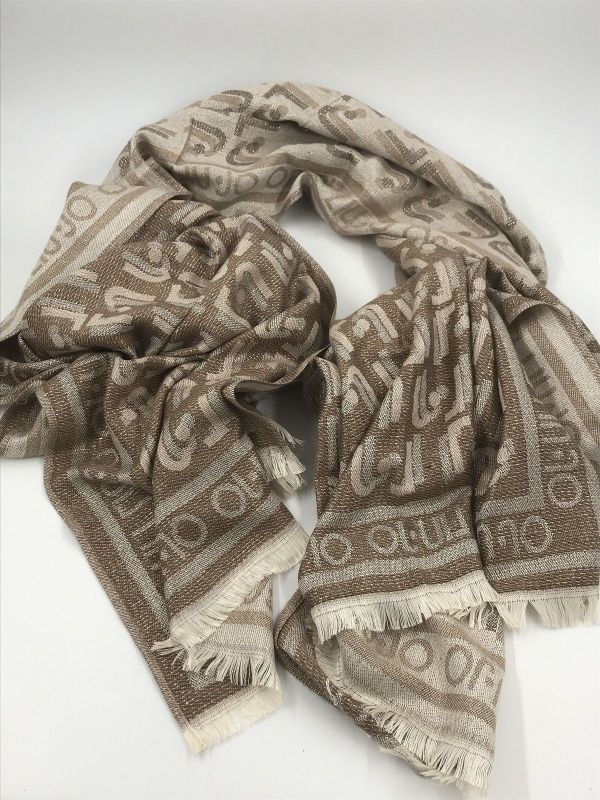 Liu Jo sjaal camel (2A6015T0300 stola LJ lurex cannella) - Stiletto Schoenen (Oudenaarde)