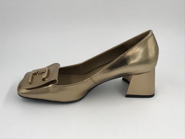 Lola C dam dec metled goud (081Z17BK-G-I24 bronze (goud)) - Stiletto Schoenen (Oudenaarde)