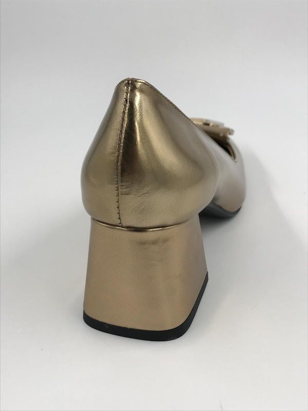 Lola C dam dec metled goud (081Z17BK-G-I24 bronze (goud)) - Stiletto Schoenen (Oudenaarde)