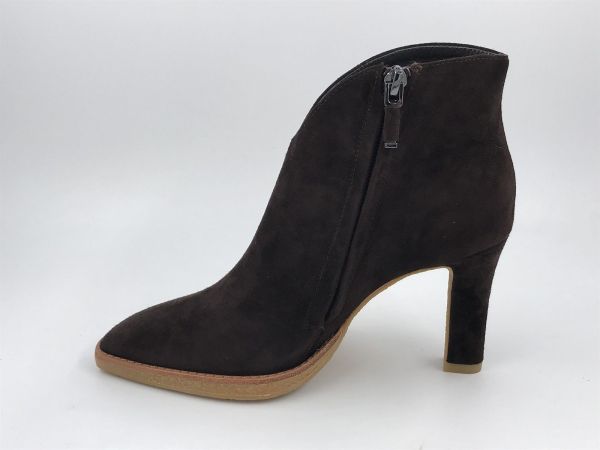 Lola C dam Klaars suède bruin (005T30BK-H-I26 chocolate) - Stiletto Schoenen (Oudenaarde)