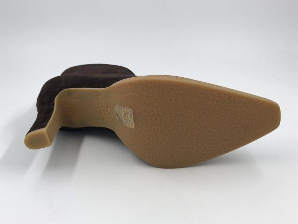 Lola C dam Klaars suède bruin (005T30BK-H-I26 chocolate) - Stiletto Schoenen (Oudenaarde)