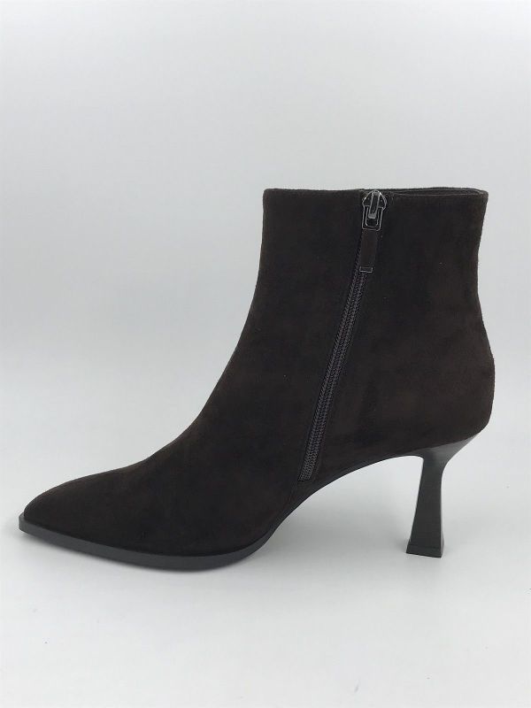 Lola C dam Klaars suède bruin (023T30BK-S-I26 chocolate) - Stiletto Schoenen (Oudenaarde)