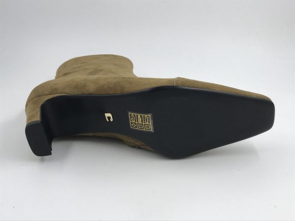 Lola C dam Klaars suède camel (092T30BK-I25 olivia) - Stiletto Schoenen (Oudenaarde)