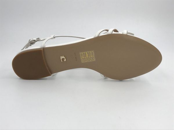 Lola C dam sand led wit (035Z13BK-V25 kid leather blanco) - Stiletto Schoenen (Oudenaarde)