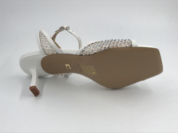 Lola C dam sand led wit (190Z13BK-V25 surtido blanco) - Stiletto Schoenen (Oudenaarde)