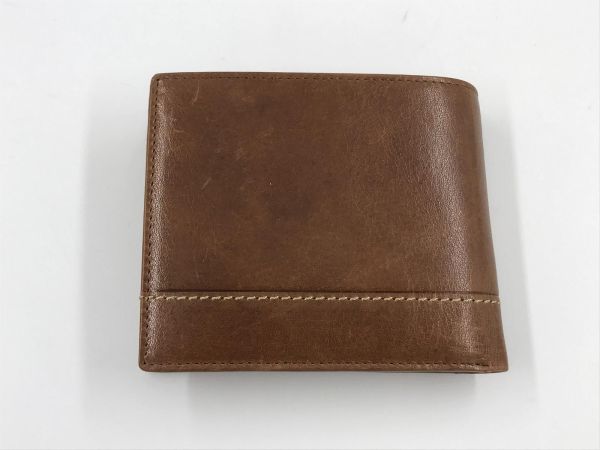 Maverick billfold RFID led cognac (mavrg00525 billfold RFID rough gear lea cog+remov cardh) - Stiletto Schoenen (Oudenaarde)