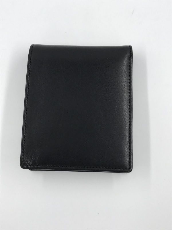 Maverick billfold RFID led zwart (mavab00501 billfold RFID leather black with remov cardholder) - Stiletto Schoenen (Oudenaarde)