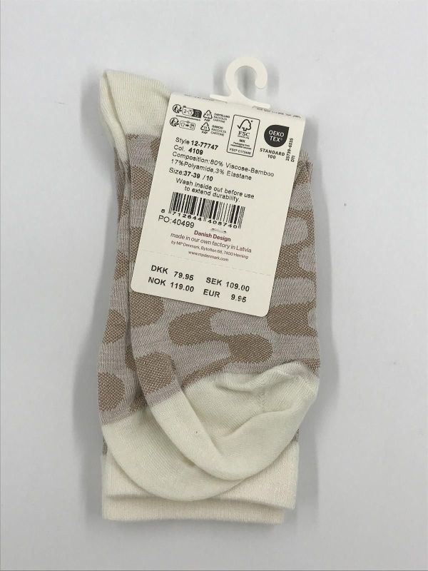 mp Denmark dagny socks ecru (12-77747-4109) - Stiletto Schoenen (Oudenaarde)