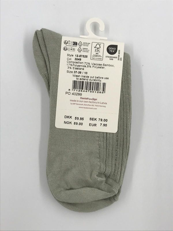 mp Denmark darya socks desert sage (12-57525-3049) - Stiletto Schoenen (Oudenaarde)