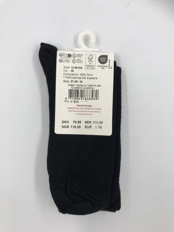 mp Denmark fine wool rib black (50102 8 black) - Stiletto Schoenen (Oudenaarde)