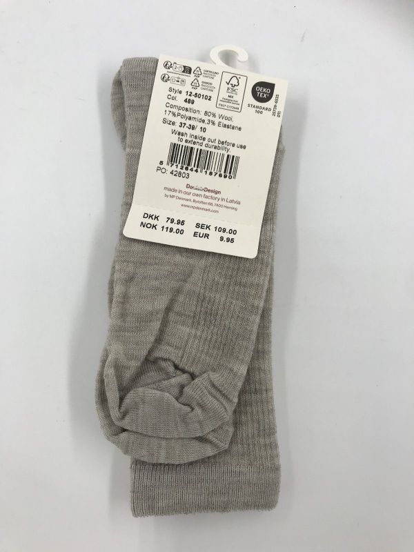 mp Denmark fine wool rib light brown (50102 489 light brown melange) - Stiletto Schoenen (Oudenaarde)