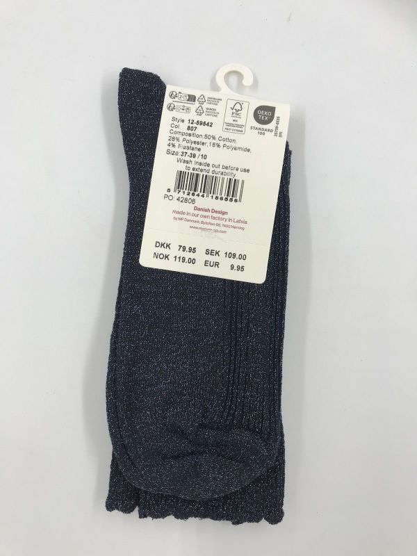 mp Denmark julia glitter blauw (59542 807 navy) - Stiletto Schoenen (Oudenaarde)