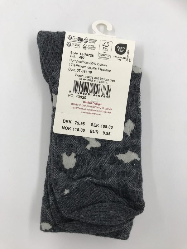mp Denmark Linea dark grey (79728 497 dark grey melange) - Stiletto Schoenen (Oudenaarde)