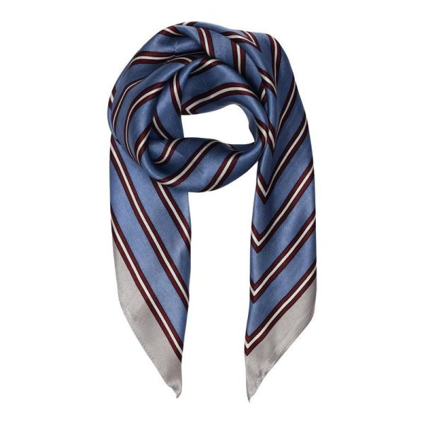 MPdenmark silk scarf oceane (2018498 oceane silk scarf c5579 true blue) - Stiletto Schoenen (Oudenaarde)