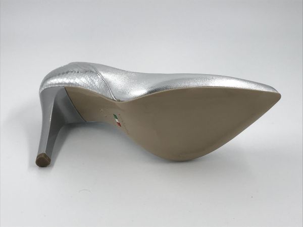 NG dam dec led metaillic zilver (E011054DE) - Stiletto Schoenen (Oudenaarde)